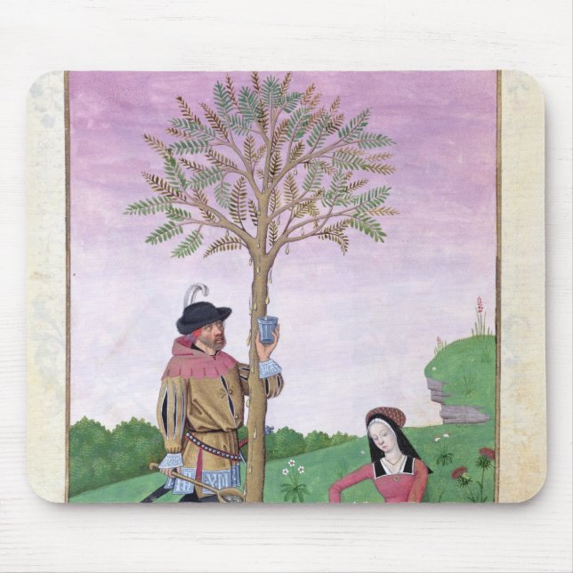 Mousepad Seiva do desenho de uma árvore (Frente)