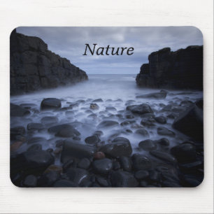Mousepad Seixos e Rochas ao Longo da Costa Oceânica Mouse