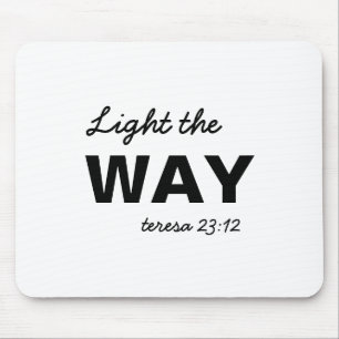 Mousepad Seja a Luz Mateus 5:14 Versículo Bíblico
