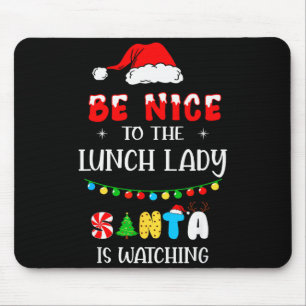Mousepad Seja Bom Para a Senhora do Almoço O Papai Noel Est