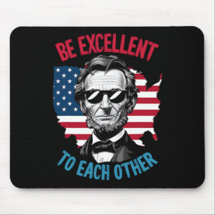Mousepad Seja Excelente Para Cada Outro Mapa Bandeira EUA A