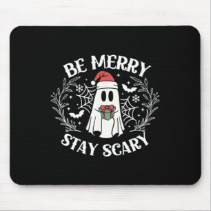 Mousepad Seja Feliz Fiquem assustados Com A Christma Do Dia