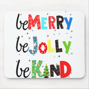 Mousepad Seja Feliz, Seja Feliz De Natal, Família De Árvore