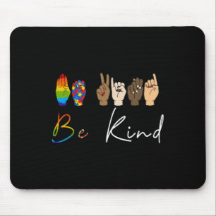 Mousepad Seja gentil com a consciência do agismo Lgbt Orgul