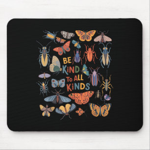 Mousepad Seja gentil com todos os tipos de Insetos, Insetos