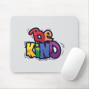 Mousepad Seja gentil LGBTQ Arco-íris Mês do Orgulho