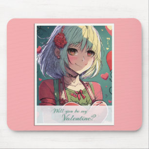 Mousepad Seja meu Namorados no Estilo de mangá 33420