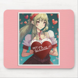 Mousepad Seja meu Namorados no Estilo de mangá 33893