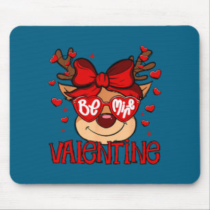 Mousepad Seja Minha Namorada Buck Coquete Laço Garotas Dia