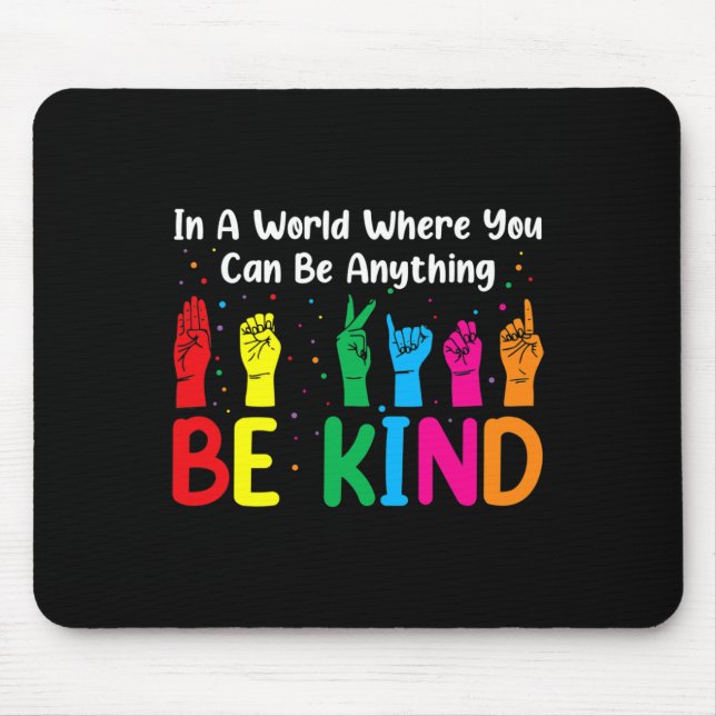 Mousepad Sejam Amáveis Homens (Frente)