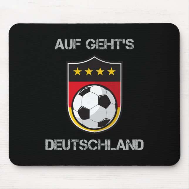 Mousepad Seleção Alemã de Futebol Alemanha National  (Frente)