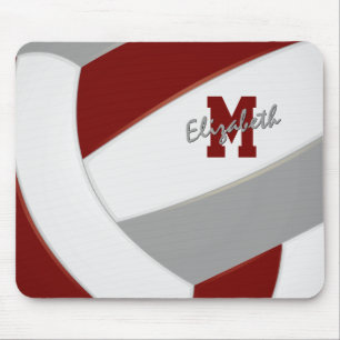 Mousepad seleção de cinzas de marões colorido voleibol pers