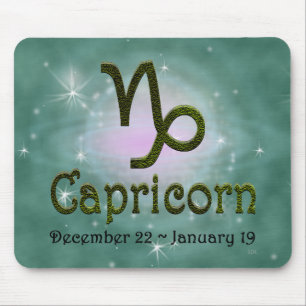 Mousepad Selecionar Cor Capricórnio Zodiac - Sinal Astrológ