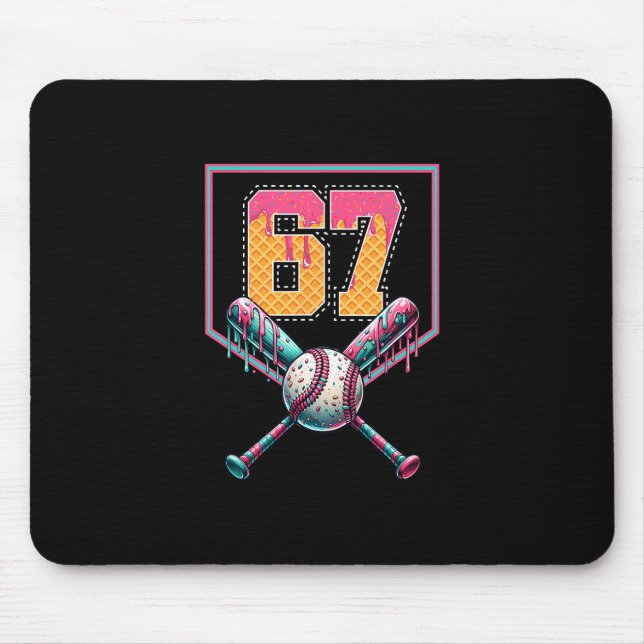 Mousepad Sell Drip Number 67 Player Or 67th Birthday  (Frente)