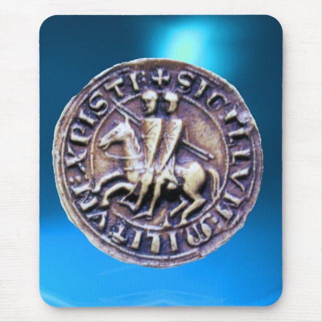 Mousepad SELO DO MODELO KNIGHTS, azul (Frente)