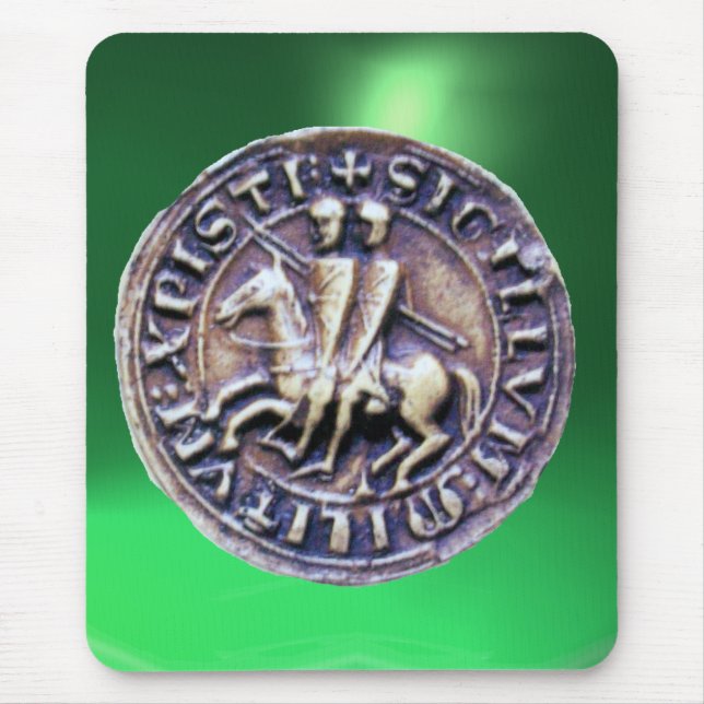 Mousepad SELO DO MODELO KNIGHTS verde (Frente)