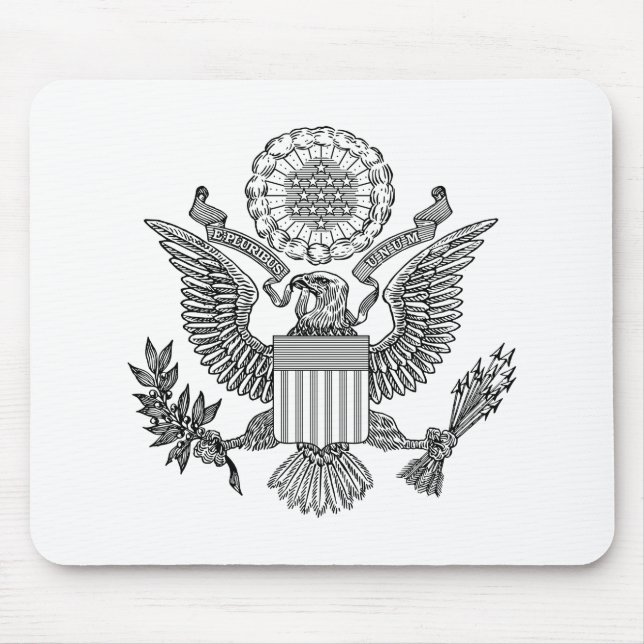 Mousepad Selo excelente dos Estados Unidos da América (EUA) (Frente)