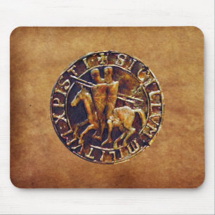 Mousepad Selo Medieval dos Cavaleiros Templários