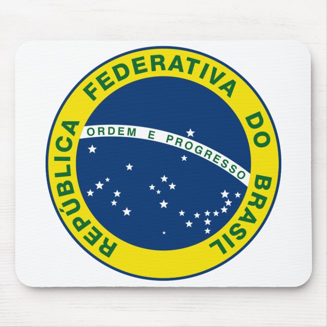 Mousepad Selo Nacional do Brasil (Frente)