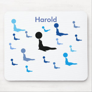 Mousepad - Selos de múltiplos circos com nome