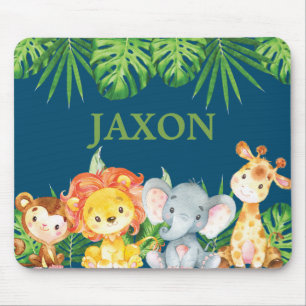 Mousepad Selva Cura Animais Selvagens