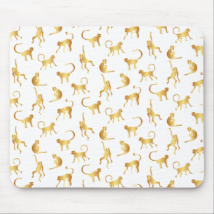Mousepad Selva Tropical de Macaco Dourado
