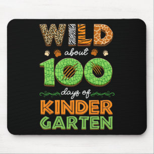 Mousepad Selvagem Cerca De 100 Dias De Jardim De Infância 1