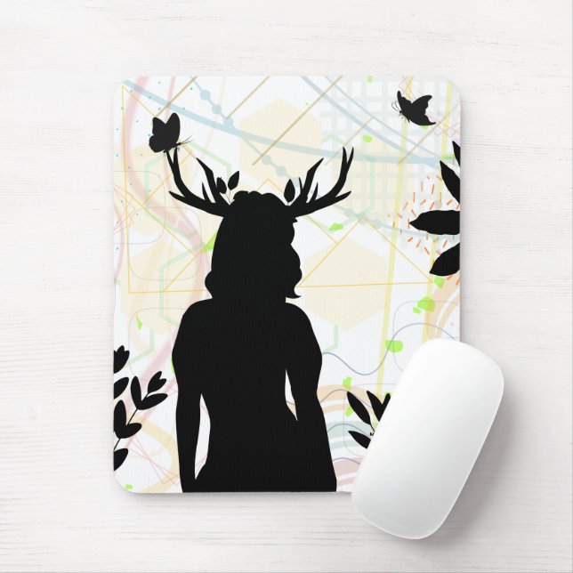 Mousepad Selvagem Com a Natureza (Com mouse)