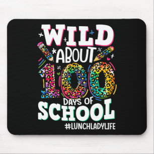 Mousepad Selvagem De Cerca De 100 Dias De Almoço De Leopard