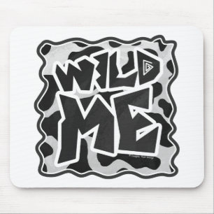 Mousepad Selvagem mim vaca preto e branco