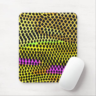 Mousepad "Selvagem Vibrante" Abstrato Impressão
