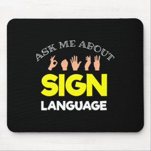 Mousepad Sem Audição - Surdo - Incapaz de Ouvir - Surdo