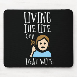 Mousepad Sem Audição - Surdo - Incapaz de Ouvir - Surdo Awa