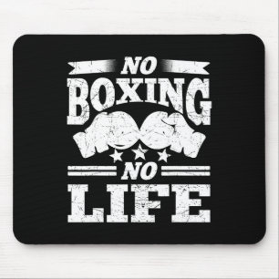 Mousepad Sem Boxing Sem Vida Boxando Luvas Boxando Luvas