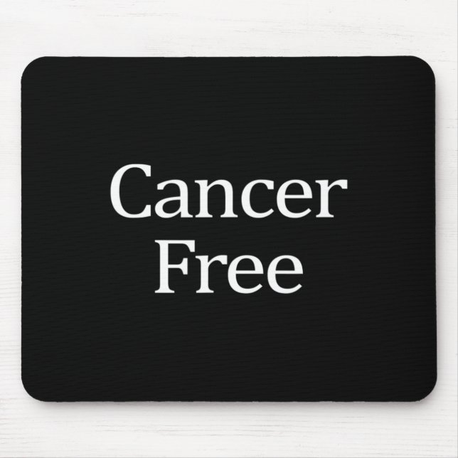 Mousepad Sem cancer - (Frente)
