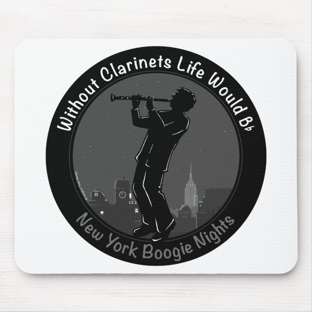 Mousepad Sem Clarinets A Vida Seria Bastante (Frente)