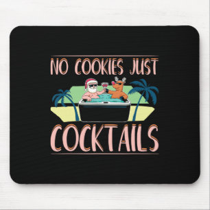 Mousepad Sem Cookies Apenas Tails Papai Noel Verão Natal Em