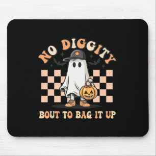 Mousepad Sem Diggência Sobre Fazer Isso Ghost Halloween Kid