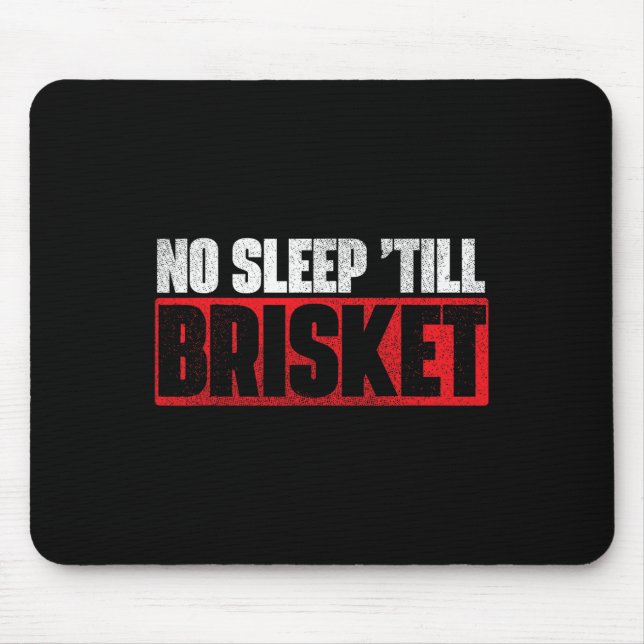 Mousepad Sem Disco para Dormir - Fumante do Churrasco Pitma (Frente)
