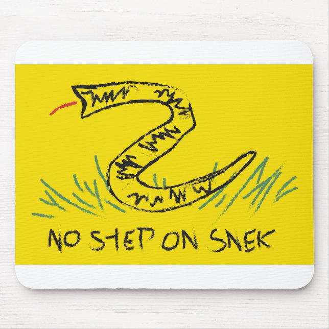 Mousepad Sem Etapa no Sinalizador Snek Gadsden (Frente)