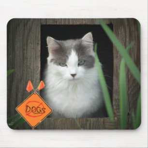 Mousepad Sem Gatinho de Zona de Cães