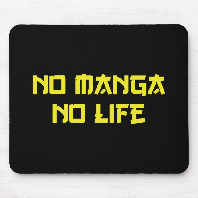 MOUSEPAD SEM MANGA SEM VIDA (Frente)