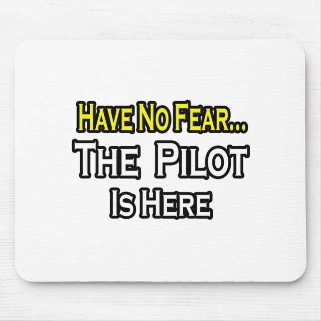 Mousepad Sem Medo...Piloto (Frente)