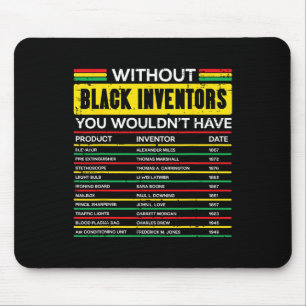 Mousepad Sem Mês da História dos Inventores Negros Homens A