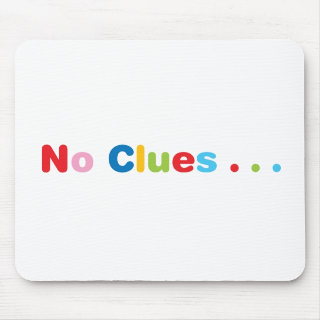 Mousepad Sem pistas (Frente)