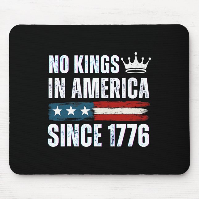 Mousepad Sem Reis Na América Desde 1776 16 (Frente)