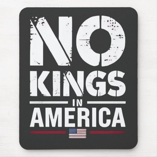 Mousepad Sem Reis na Bandeira Americana Patriótica (Frente)
