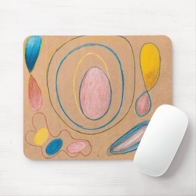 Mousepad Sem título, 1908 por Hilma af Klint (Com mouse)