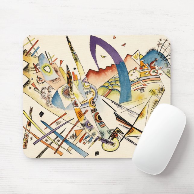 Mousepad Sem título, 1922 por Wassily Kandinsky (Com mouse)