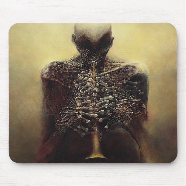 Mousepad Sem título (The Flutist) por Zdzislaw Beksinski (Frente)